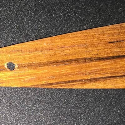 Vintage Yamaha Acoustic Guitar Truss Rod Cover Natural Wood image 2