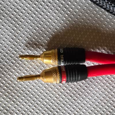 Monster Cable Z4 speaker cable with banana plugs in original case 10ft pair image 6