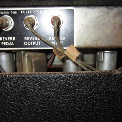 1965 Fender Super Reverb 2-Channel 40-Watt 4x10" Guitar Combo - Black Panel image 5