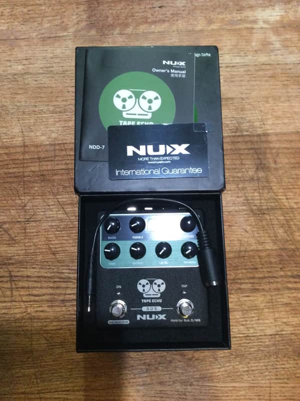 NuX NDD-7 Tape Echo 2022 - Present - Black / Green image 1