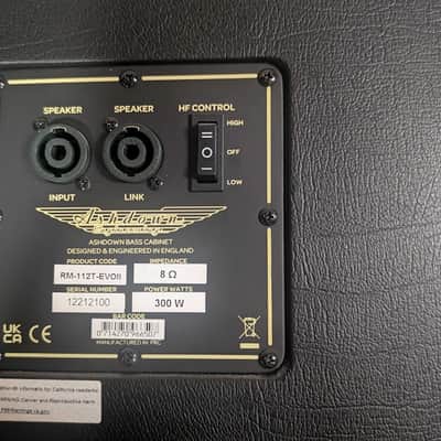 Ashdown Engineering OriginAL HD-1 300w Mini Bass Head with 300w 1 x 12" RM-112T-EVO II Super Lightweight Bass Cabinet image 9