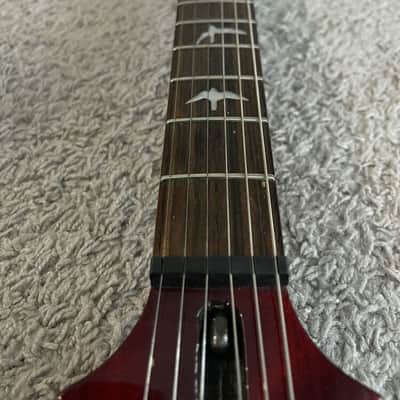 PRS SE Santana Signature 2017 HH Vintage Cherry Red Paul Reed Smith Guitar image 8