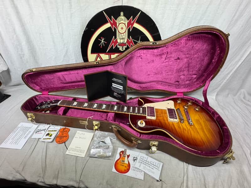 Gibson USA Custom Shop LPR9 lpr-9 r9 '59 1959 Les Paul Reissue Guitar with COA + Case 2014 image 1