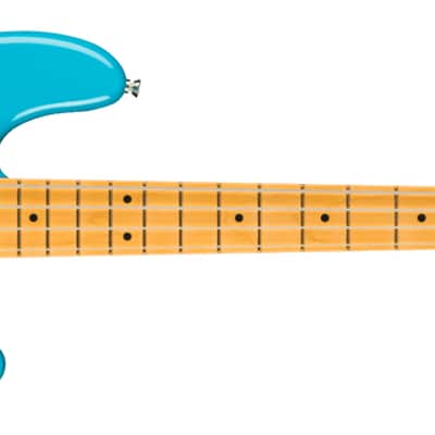 Fender American Professional II Precision Bass Maple Fingerboard - Miami Blue image 2