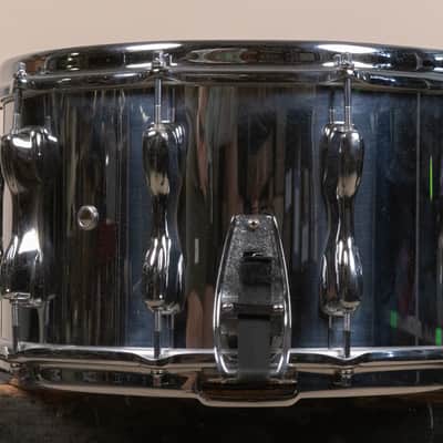 1980s Slingerland 8x14 Chrome Over Wood Magnum Snare Drum image 8