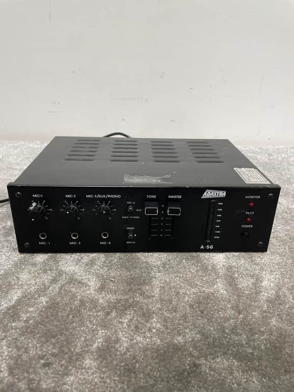 Adastra A-56 Amplifier - 560W Output, 2U Rackmount - Good w/ Power Supply image 1