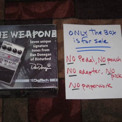Reverb.com listing, price, conditions, and images for digitech-digitech-dan-donegan-the-weapon-pedal