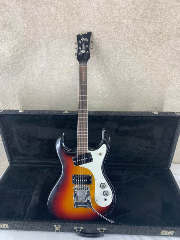Mosrite  Ventures Model  1987-88 - Sunburst Hand Made and signed  by Semie Moseley image 1