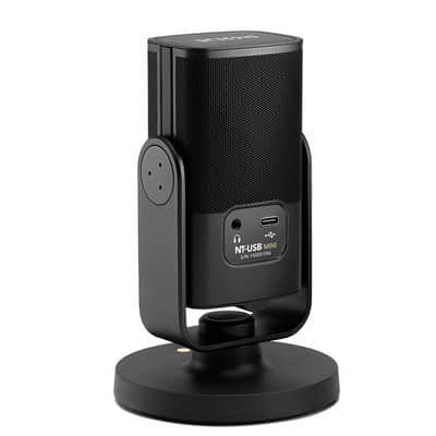 RØDE NT-USB Mini Versatile Studio-quality Condenser USB Microphone with Free Software for Podcasting, Streaming, Gaming, Music Production, Vocal and Instrument Recording,Black image 4