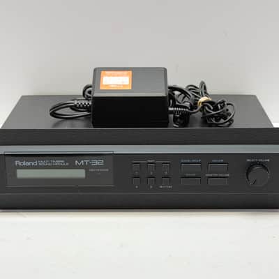 RARE Rack Mount Vintage Roland MT-32 Drum Machine Module w/ Original Power Supply