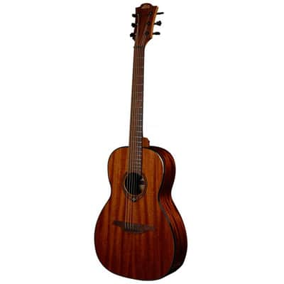 LAG T98PE Tramontane Parlor Elektro-Akustikgitarre natur hochglanz image 1
