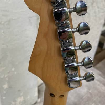 Japan built Fender "Squier Series" Floyd Rose Standard Stratocaster with Rosewood Fretboard 1992 - 1996 - Blue Foto Flame image 24