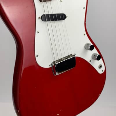 1964 Fender Musicmaster RARE Cherry Red | Pre-CBS duo sonic vintage image 22