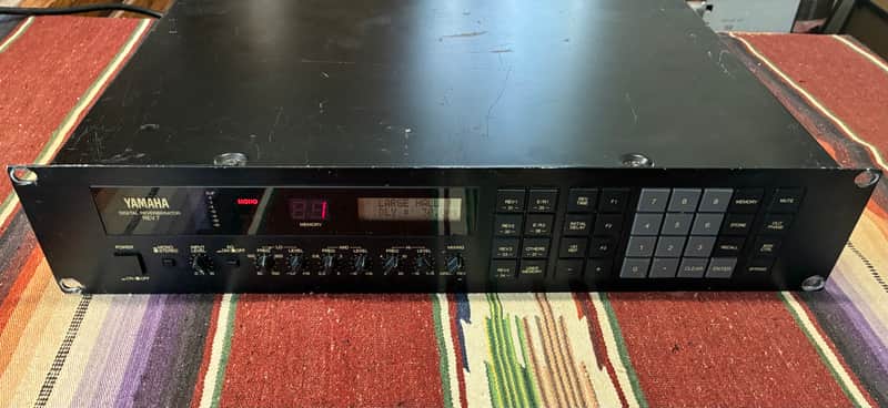 Yamaha REV 7 Digital Reverberator 1980s - Black image 1