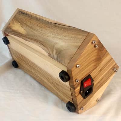 3U / 56hp Eurorack case EVA • Rails + Threaded strips / Walnut / Powered image 7
