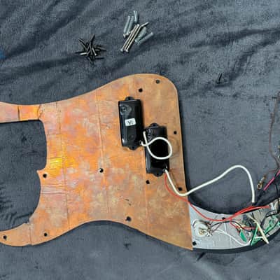 EMG Precision Bass Pickups complete w/pickguard -Vintage 1980's image 2