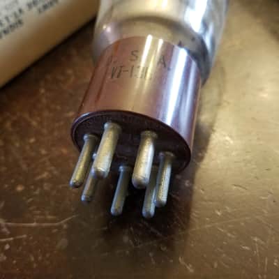 Pair IOB 1625 VT-136 RCA Western Electric JAN NOS radio audio vacuum tubes valves 1943-1944 image 2