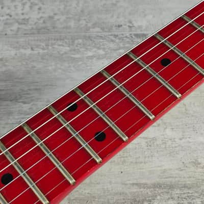 1990 Bill Lawrence Japan BKIM-60G Kaori Model Telecaster (Red/Gold) image 10