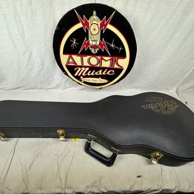 Gibson Custom 1954 '54 Les Paul Custom Staple Pickup Reissue Guitar with Bigsby + Case - Black Beauty image 2