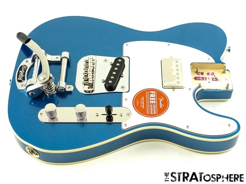 Fender Squier Classic Vibe Custom Tele SH BIGSBY LOADED BODY, Lake Placid Blue image 1