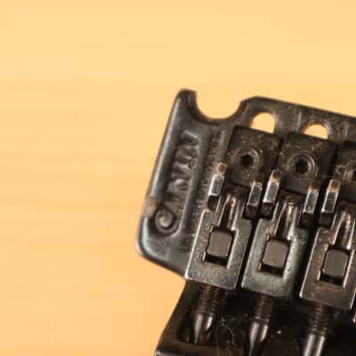 Vintage RARE Carvin Branded Stamped Kahler Steeler Tremolo Black Bridge image 3