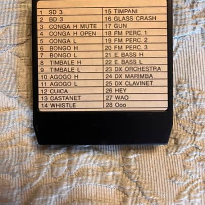 Yamaha RX5 ROM Waveform Data Cartridge image 2