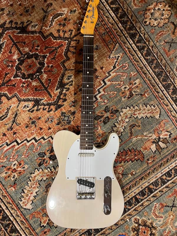 Fender Artist Series Jimmy Page Mirror Telecaster with Rosewood Fretboard 2019 - White Blonde