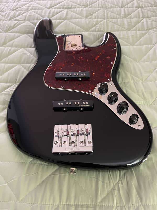 Fender Jazz Bass Loaded Body 2007 - Black image 1