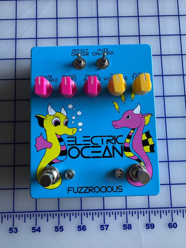 Fuzzrocious Electric Ocean MINT - Light Blue image 1