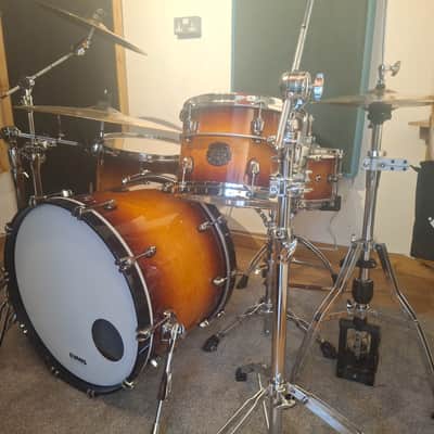 Mapex Saturn Evolution 2022 - Exotic Sunburst with hardware, cymbals and cases image 2