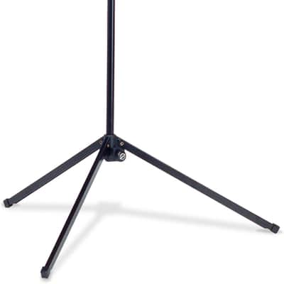 Music Stand | Large Deep Desk | Sturdy Base | Adjustable 3pc Telescopic Design | Folding Compact | Pro Grade for Musicians | German Made | Black image 3