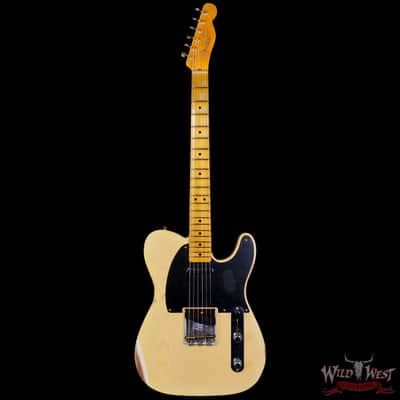Fender Custom Shop 1951 Nocaster Ash Body Maple Neck Relic Faded Aged Nocaster Blonde 6.75 LBS image 3