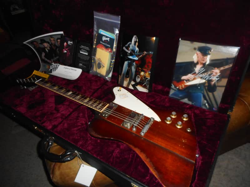 Gibson Custom Shop Johnny Winter Signature 1963 Firebird V Tom Murphy Aged Vintage Sunburst 2008 image 1
