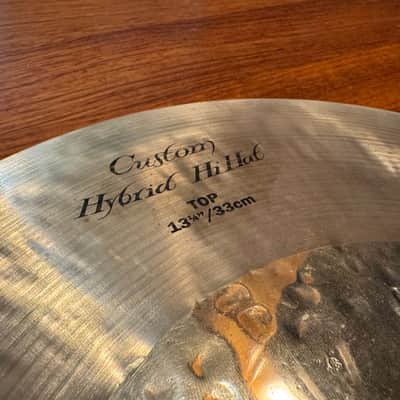 Zildjian 13.25" K Custom Hybrid Hi-Hat Cymbals (Pair) 2006 - Present - Traditional / Brilliant image 6