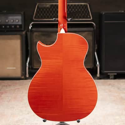 Taylor Doyle Dykes Signature Model Grand Auditorium Acoustic/Electric Guitar - Translucent Orange with Aerocase image 8