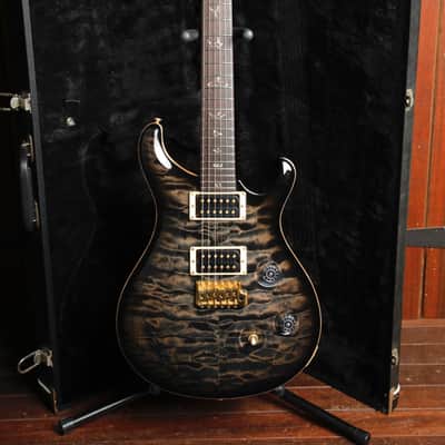 PRS Custom 24 10-Top Wood Library Rosewood Neck Charcoal Burst 2010 Pre-Owned image 2