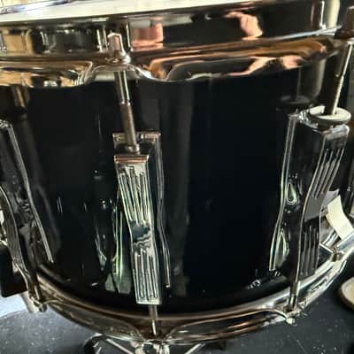 Ludwig Coliseum 14” x 8” Maple Snare Drum 1991 - Black image 7