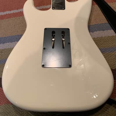 Fender Sportscaster" Alex Lifeson Stratocaster Tribute 2018 Arctic White image 4