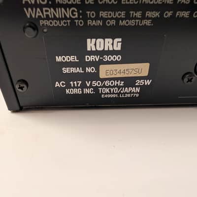 Korg DRV-3000 Dual Digital Effect Processor image 5