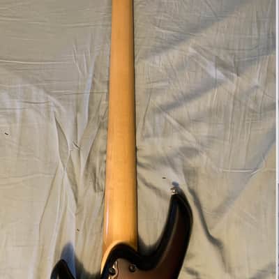 Aria MIJ custom shop AVB-MIDI-05 5-string active Jazz bass 1990s with piezo system and pitch-to-MIDI image 5