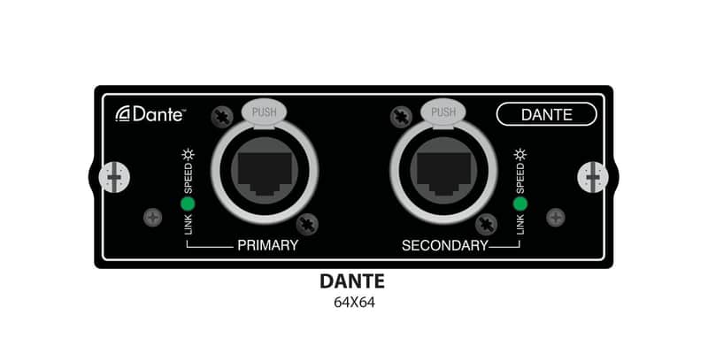 Soundcraft Dante Card 64x64 - Cat5 Dual Port image 1