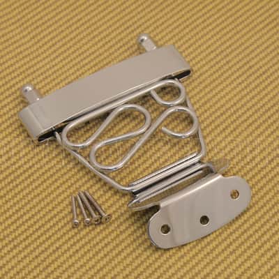 TP-DTS-C Chrome Short Deluxe Trapeze Tailpiece Hollowbody/Archtop/Jazz Guitar