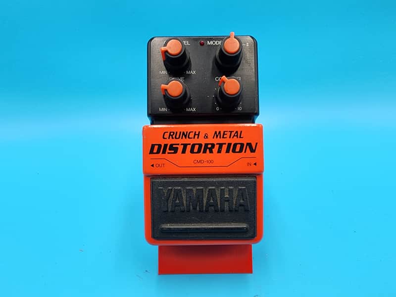 Rare 80s Yamaha CMD-100 Crunch & Metal Distortion Guitar Effect Pedal Bass Drive image 1