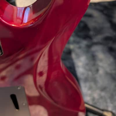 2009 ESP LTD M-100 FM - See-Through Cherry image 14