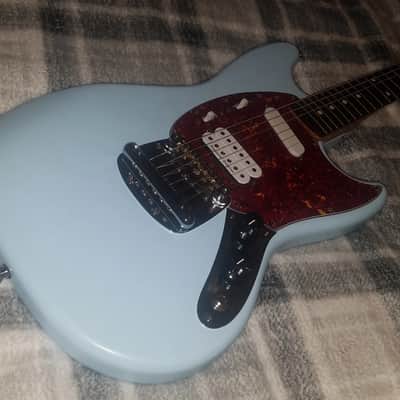 Custom Cobain Skystang Mustang Mim Fender Neck Sonic Blue image 2