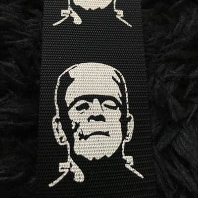 Yak Pak RARE Frankenstein guitar strap 2005 - Black/white image 4