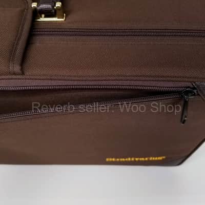 Vincent Bach Stradivarius Trumpet Brown Hard Case 1843 w/ Handles, Zipper Pouch image 4