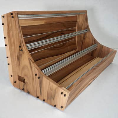 9U / 126hp Eurorack case MARIA • Rails + Threaded strips / Walnut / Unpowered image 1