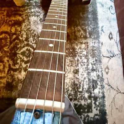 Gibson SG Junior 1964 - matte brown with gold stripes image 13