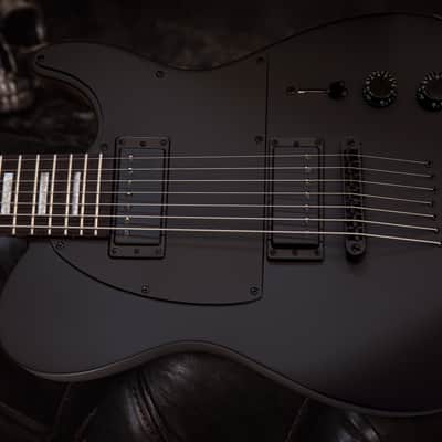 Jericho Guitars Fusion Blacktop 7 String Baritone 2026 - Black Satin image 2